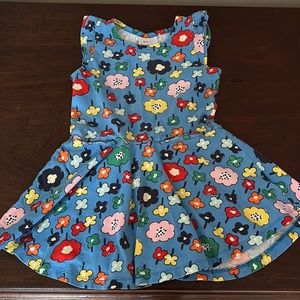 Hanna Andersson Blue Floral Kids Dress